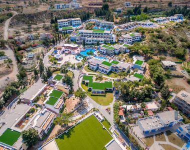 Aerial-4-380x300 Hotel Porto Angeli Beach Resort - Hotel Photography Harris Zampetoulas 