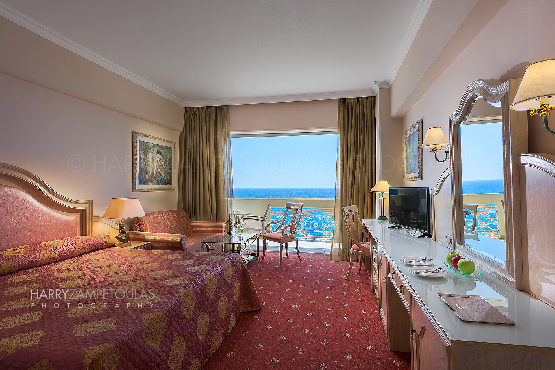 Rodos Palladium Hotel - Superior Seaview room - Hotel Photography by Harry Zampetoulas, Rhodes