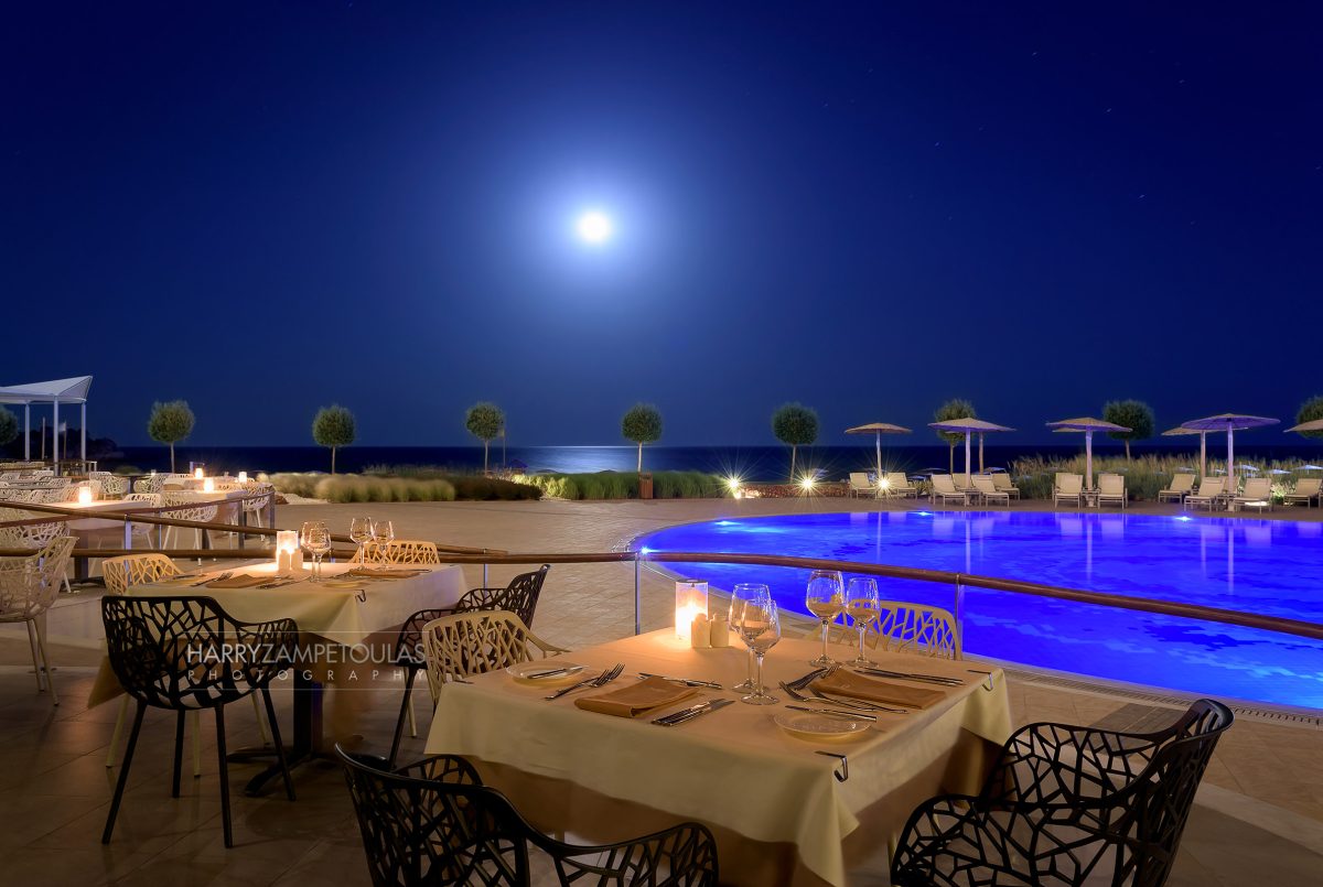 Emerald-Restaurant-Night-1200x805 Hotel Elysium Resort & Spa - Φωτογράφιση Ξενοδοχείου Χάρης Ζαμπετούλας 