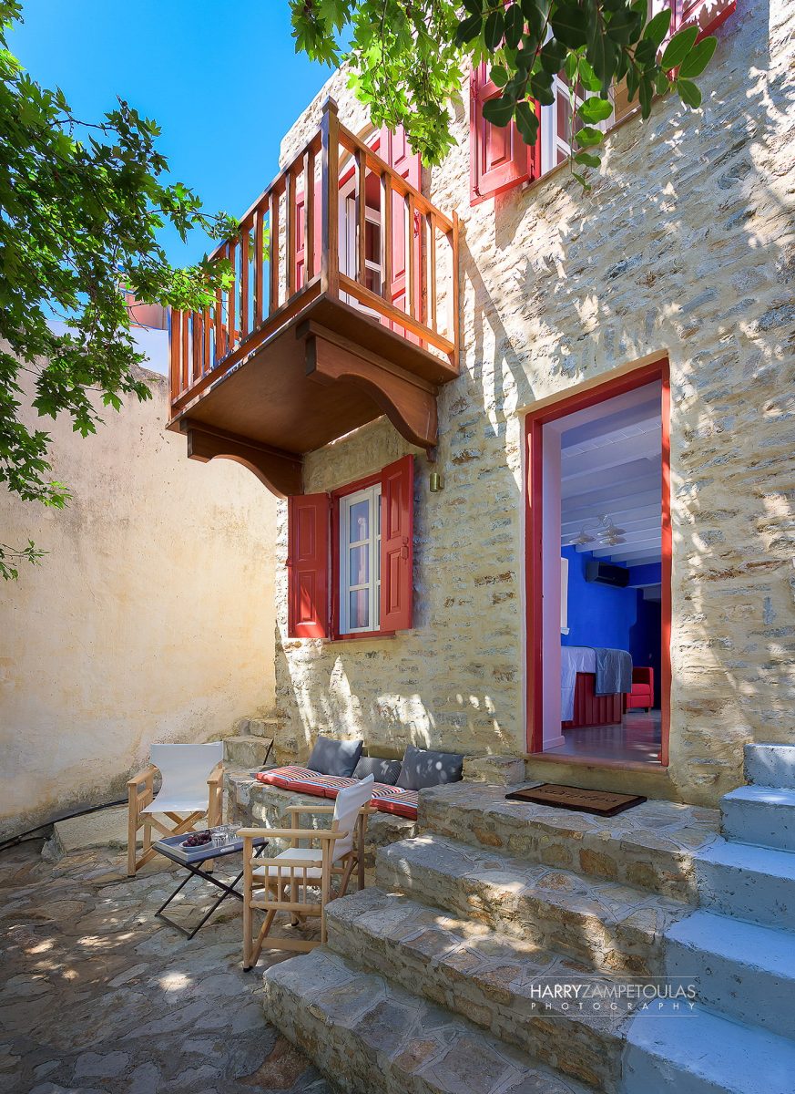 Exterior-3-1-873x1200 Platanos Cottage, Traditional House in Symi - Photography Harry Zampetoulas 