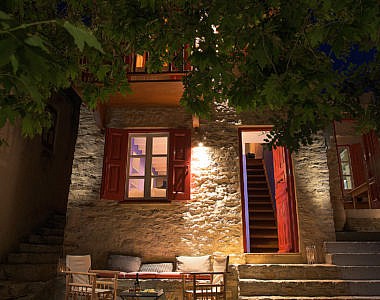 Exterior-Night-2-380x300 Platanos Cottage, Traditional House in Symi - Professional Photography Harry Zampetoulas 