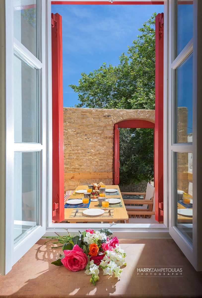 Patio-3-814x1200 Platanos Cottage, Traditional House in Symi - Photography Harry Zampetoulas 