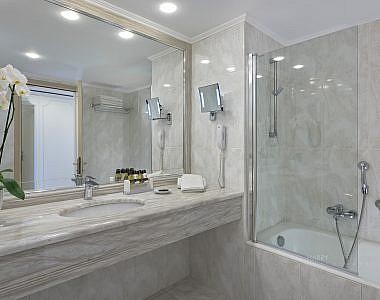 Bathroom-380x300 The New Superior Room of Rodos Palladium Hotel - Hotel Photographer Harry Zampetoulas 