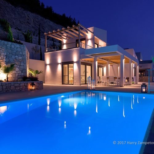 Exterior-NIght-3-500x500 Villa Oceanos - Kathisma Bay, Lefkada -  Φωτογράφιση Χάρης Ζαμπετούλας 