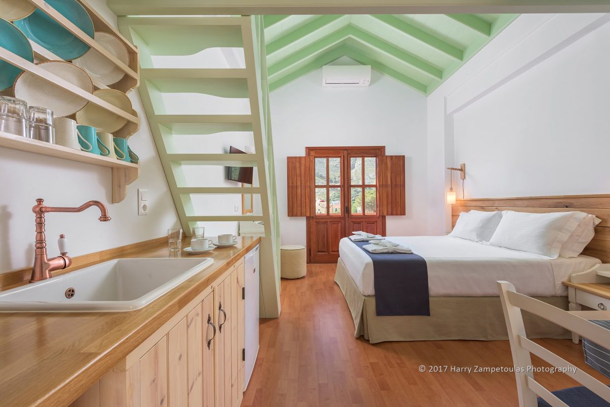 Room-1b-1200x801 AˑSymi Residences - Symi - Hotel Photography Harry Zampetoulas 