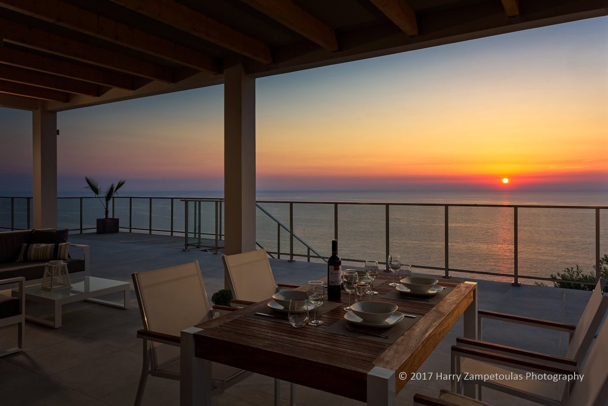 Sunset-1-1-1200x801 Villa Oceanos - Kathisma Bay, Lefkada -  Professional Property  Photography Harry Zampetoulas 