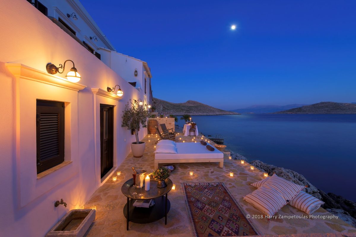 Veranda-2-Night-1-1200x800 Halki Sea House - Professional Property Photography Harry Zampetoulas 