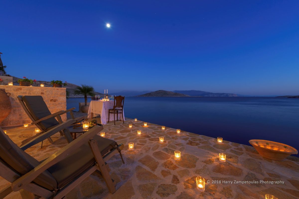 Veranda-2-Night-2-1200x800 Halki Sea House -  Επαγγελματική φωτογράφιση Χάρης Ζαμπετούλας 