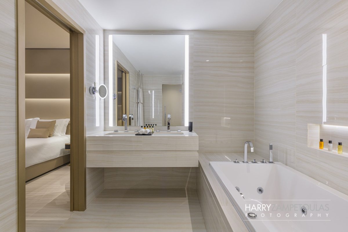 PENTHOUSE-SUITE-Bathroom-3-1200x800 Amarande Hotel - Ayia Napa, Cyprus - Hotel Photography by Harry Zampetoulas 