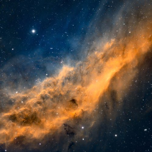 NGC 1499 • California Nebula in SHO – Astrophotography – Rhodes, Greece