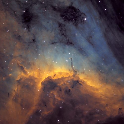 Pelican Nebula (SHO) – Astrophotography – Rhodes, Greece