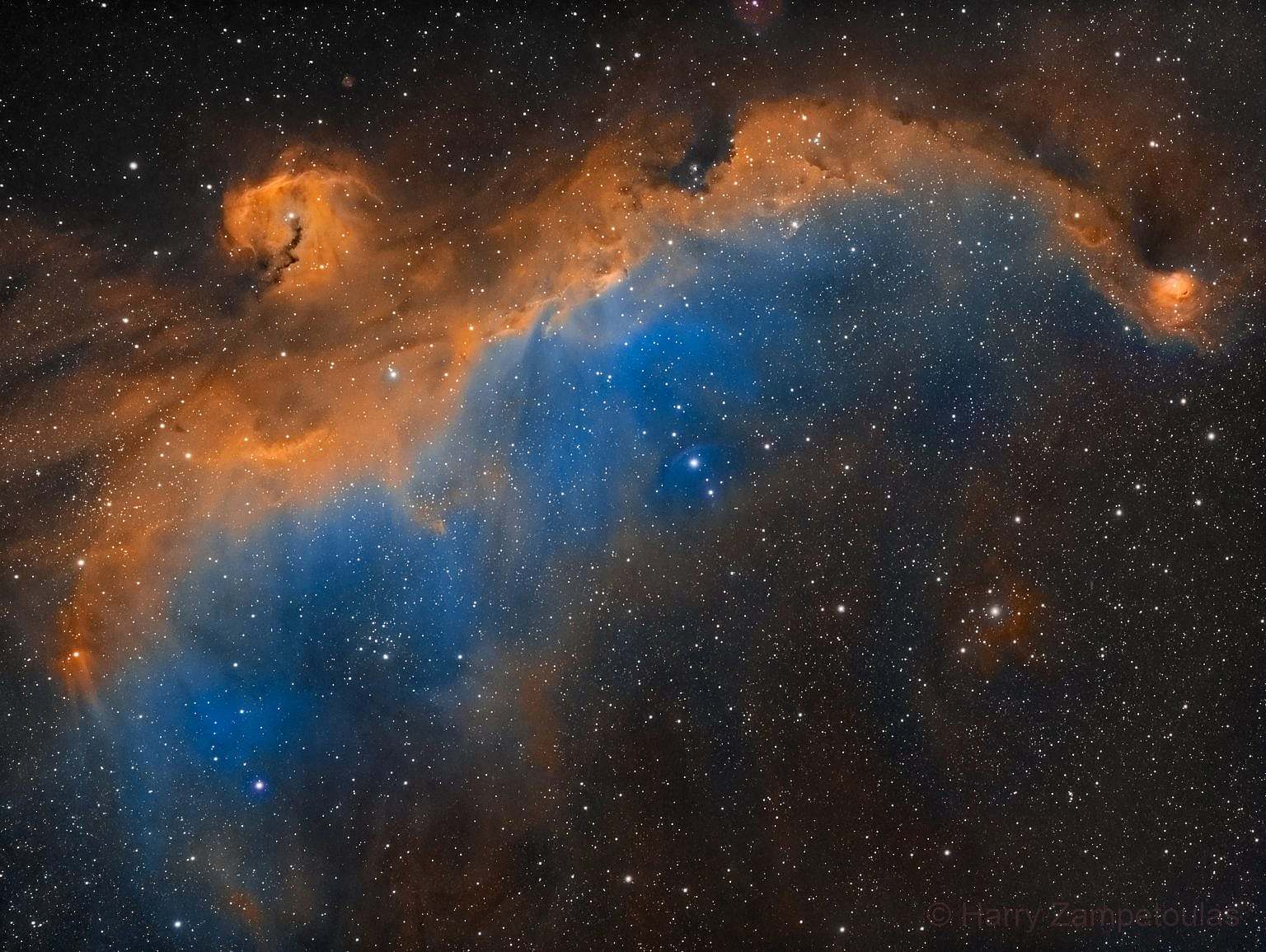 seagull-nebula-in-sho-1536x1155 Seagull Nebula In SHO - Αστροφωτογραφία - Ρόδος, Ελλάδα 