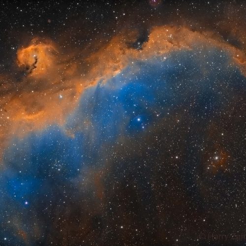 Seagull Nebula In SHO – Αστροφωτογραφία – Ρόδος, Ελλάδα