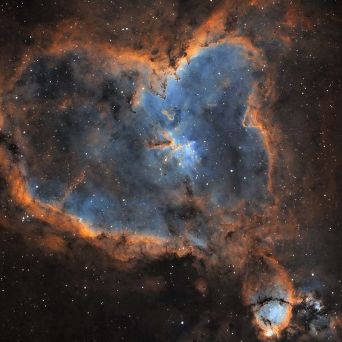 The Heart Nebula in SHO – Astrophotography – Rhodes, Greece