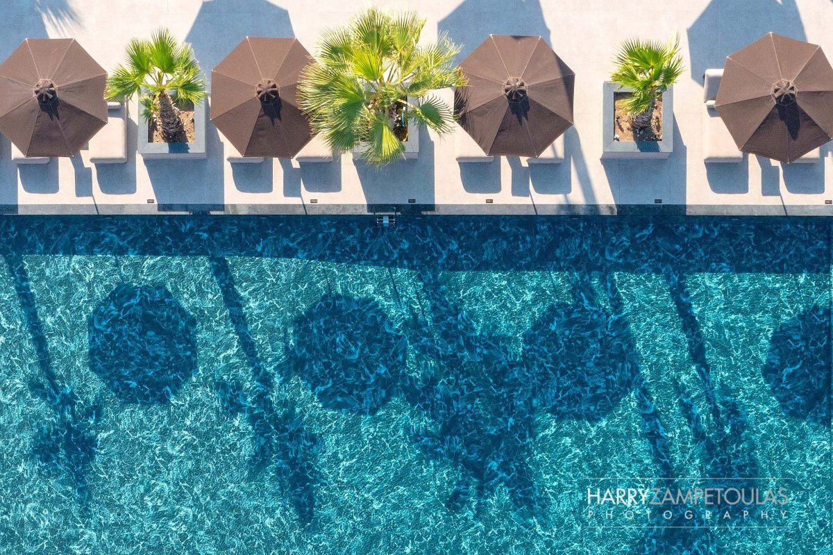 aerial-pool-3-1200x799 Ammades All Suites Beach Hotel - Hotel Photography by Harry Zampetoulas 