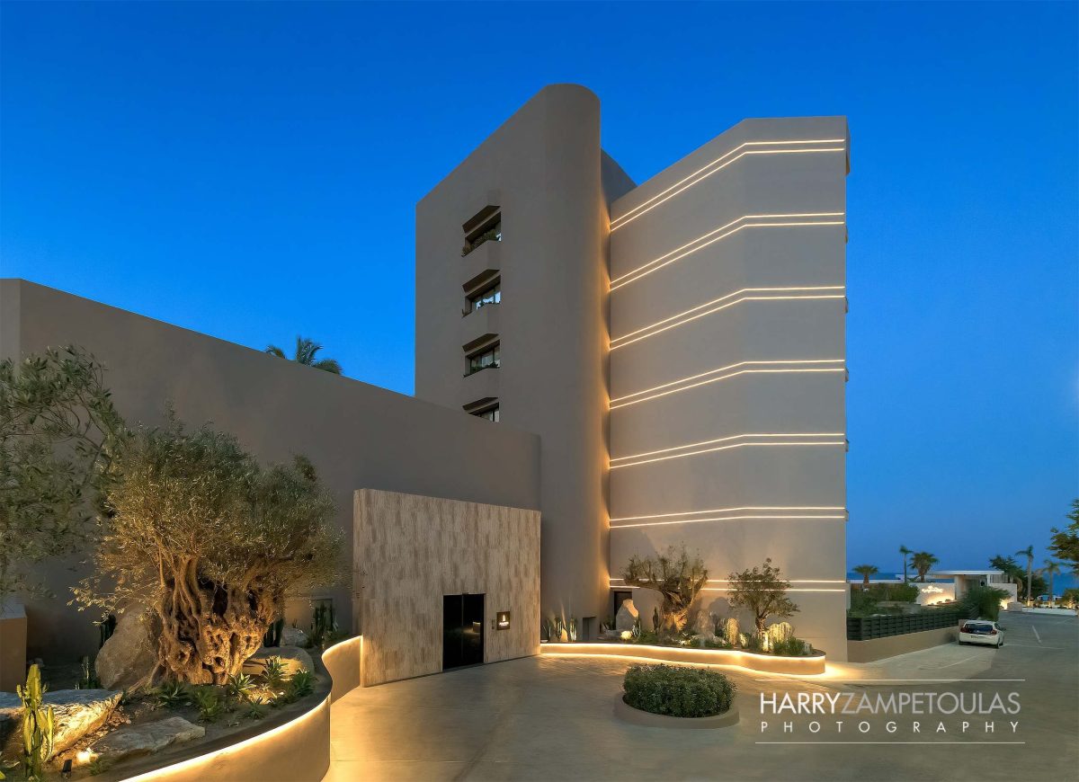 exterior-night-1-1200x870 Ammades All Suites Beach Hotel - Hotel Photography by Harry Zampetoulas 