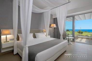 junior-suite-sea-view-bedroom-1-380x253 Princess Andriana. An Extraordinary Holiday Experience! - Hotel Photography Harry Zampetoulas 