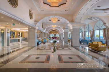 lobby-380x253 Rodos Palladium Hotel 2021 - Φωτογράφιση Ξενοδοχείων Χάρης Ζαμπετούλας 