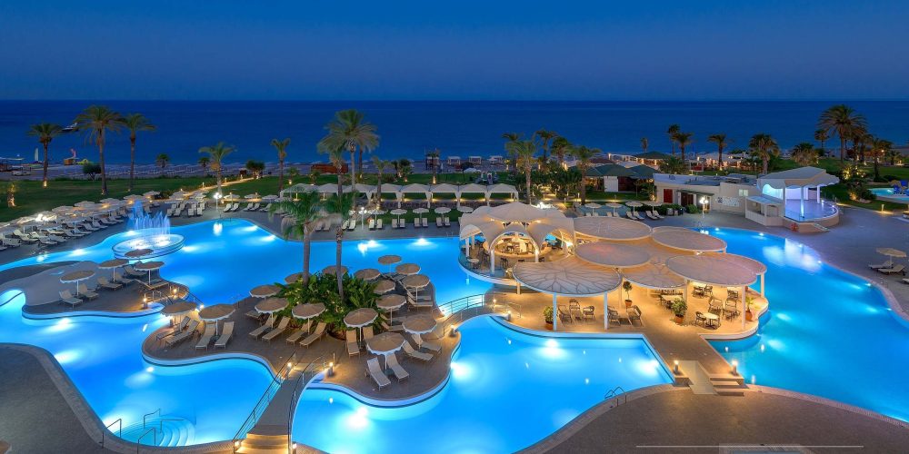 pool-overview-night-1000x500 Hotel Photography, Luxury Hotels Photography, Rhodes, Greece 