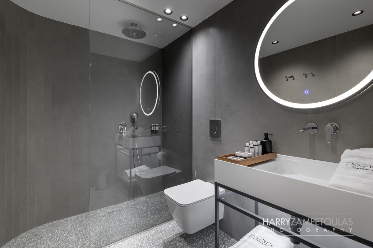 Fire-Bathroom-1-1200x800 Essence Suites - Hotel Photography by Harry Zampetoulas 