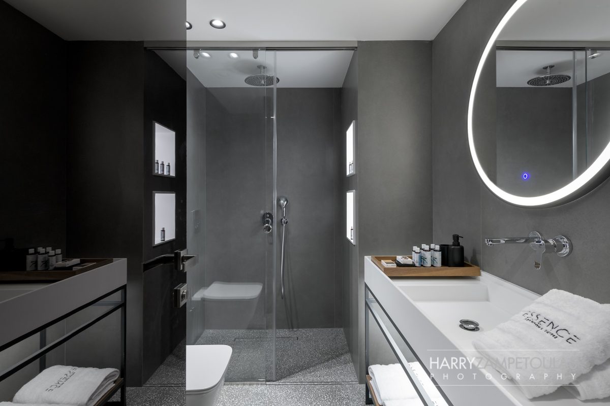 Shadow-Bathroom-1200x800 Essence Suites - Hotel Photography by Harry Zampetoulas 