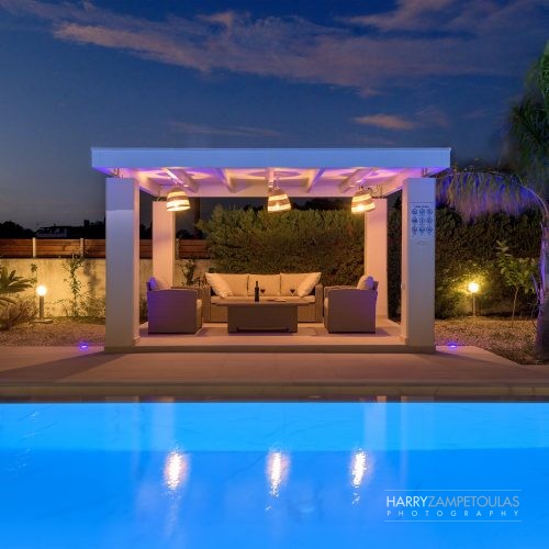 Villa-Telchinis_Night-PoolArea-3-500x500 Villas & Residences Photography by Harry Zampetoulas, Rhodes, Greece 