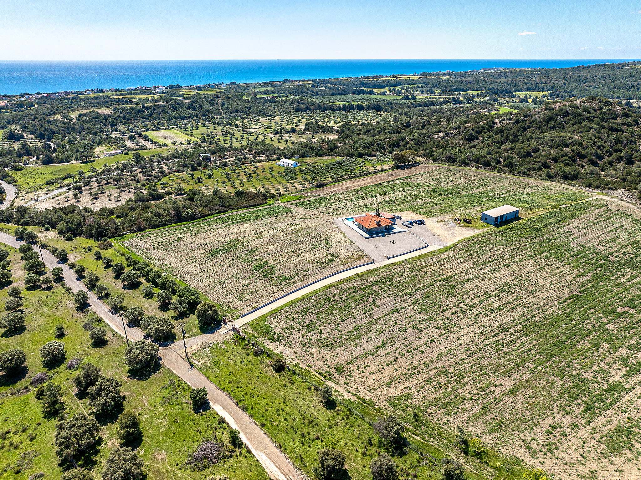 aerial-5-web-res Elaion Hill Villa, Gennadi, Rhodes - Villa Photography 
