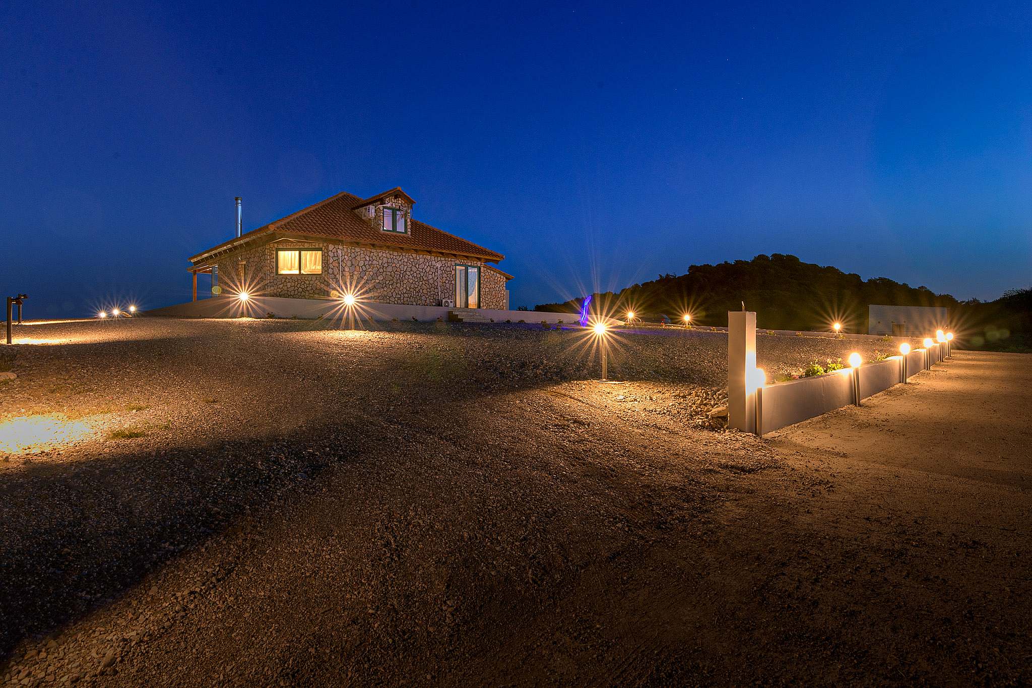 exterior-night-3-web-res Elaion Hill Villa, Gennadi, Rhodes - Villa Photography 