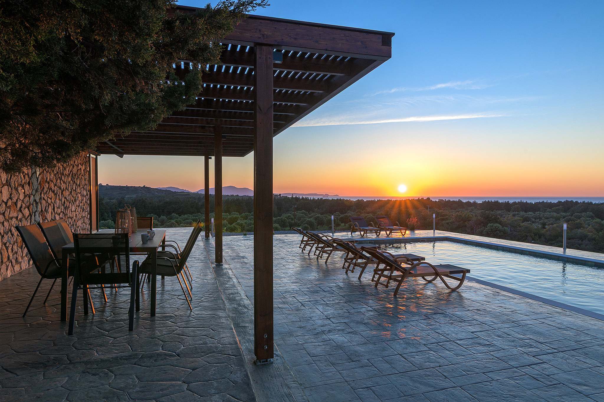 pool-area-morning-4-web-res Elaion Hill Villa, Gennadi, Rhodes - Villa Photography 